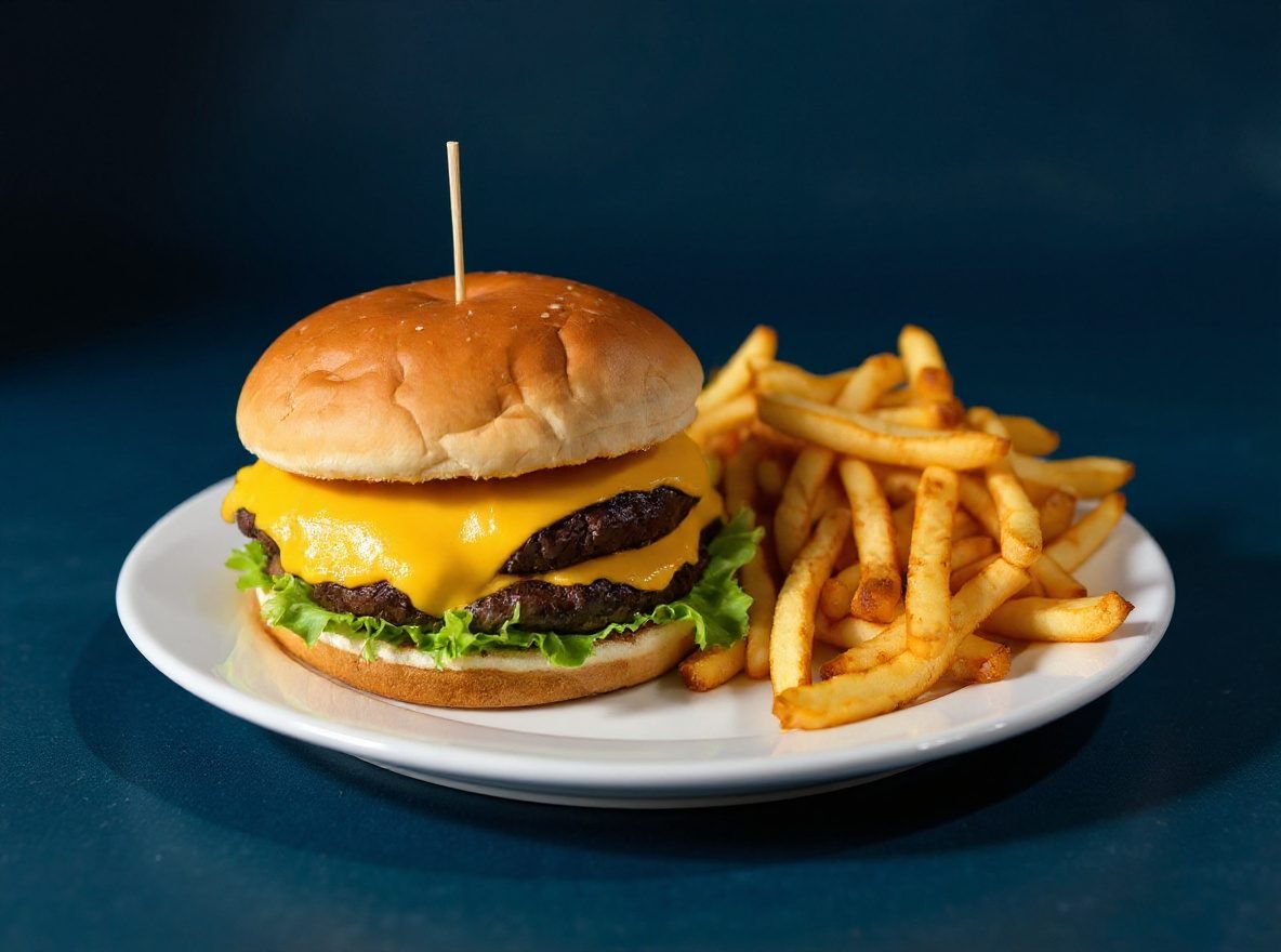 Burger shot on Brand Colour