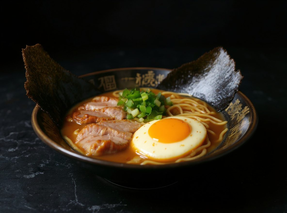 After: Tonkotsu ramen relit in the studio