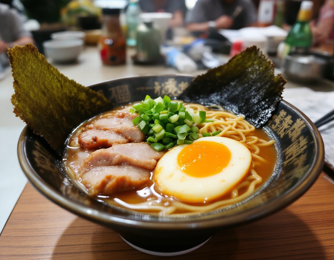 Before: Tonkotsu ramen as a phone snap