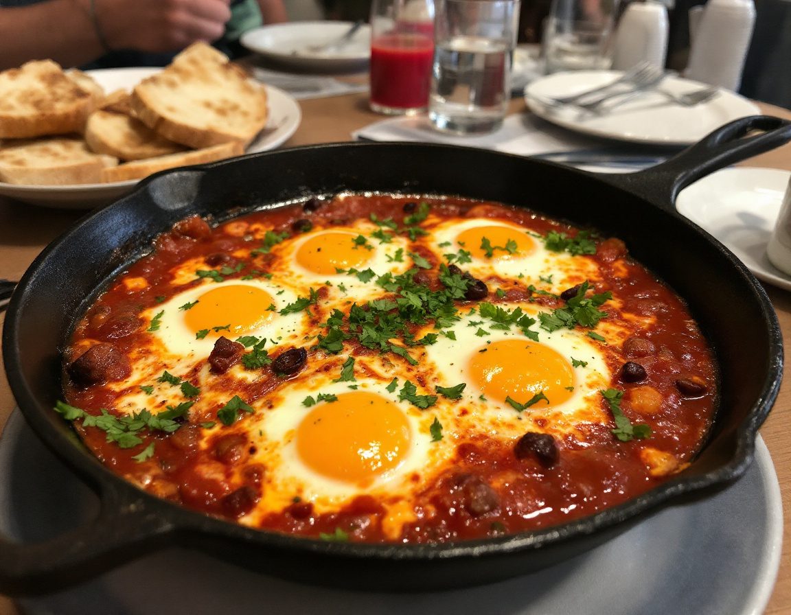 Before: Shakshuka as a phone snap